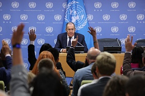 La conferenza stampa del Ministro degli Esteri della Federazione Russa, Sergey Lavrov, al termine della settimana ad alto livello della 78a sessione dell’Assemblea generale delle Nazioni Unite