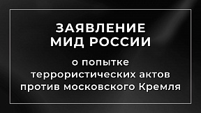Заявление МИД России о попытке террористических актов против Московского Кремля
