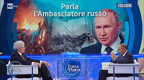 L'Ambasciatore russo in Italia, Sergey Razov, ospite di Porta a Porta, puntata del 06/10/2022