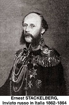 Il 2 luglio 1862 furono stabilite le relazioni diplomatiche tra l'Impero russo e il Regno d'Italia.