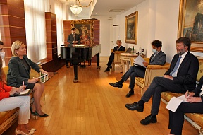 Incontro tra la Ministra della Cultura della Russia Olga Liubimova e il Ministro della Cultura della Repubblica Italiana Dario Franceschini